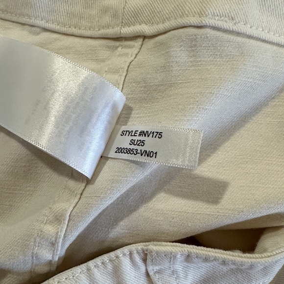 Madewell Women's Straight Leg Jeans - Cream size 31 style #NV175 SU25 - Picture 10 of 11